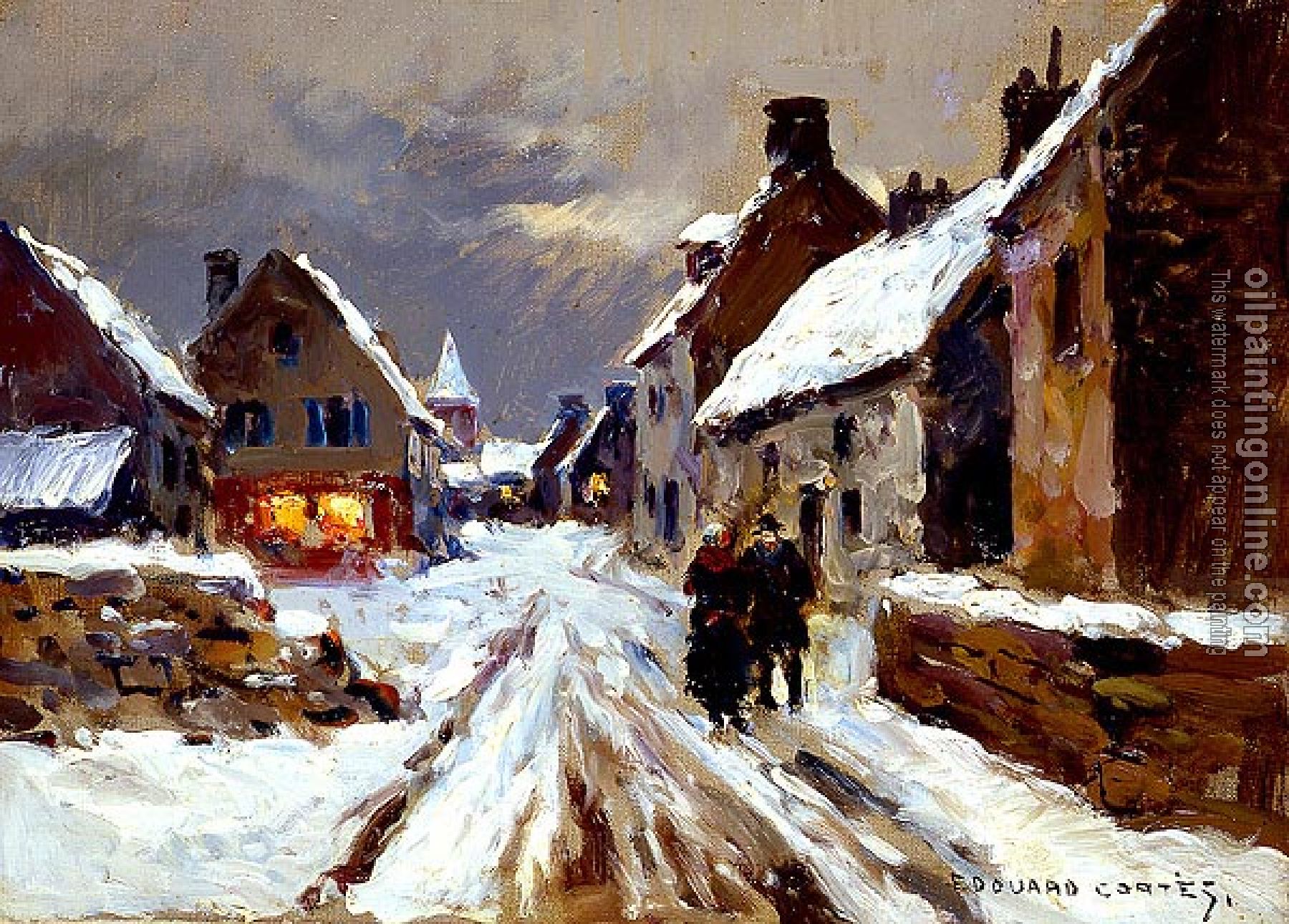 Edouard Cortes - Winter Evening